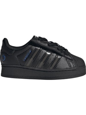 Adidas Superstar LED I Bebek Spor Ayakkabı Siyah Erkek Çocuk İçin Hafif ve Esnek Tasarım