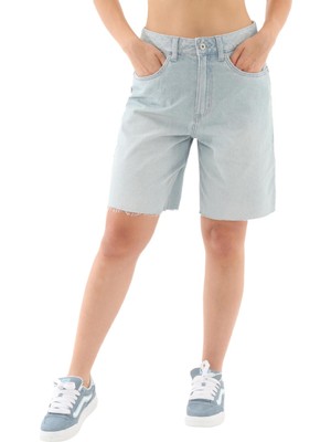 VN000MBJTTJ1 Vans Sirelle Cut-Off Jorts Kadın Şort ve Kapri Mavi
