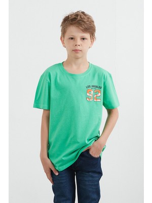 Önü ve Arkası 92 Baskılı Erkek Çocuk Tişört