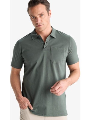 DeFacto %100 Pamuk Regular Fit Polo Yaka Kısa Kollu Tişört D7656AX25SP