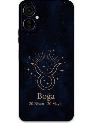 Tecno Camon 19 Neo Uyumlu Boğa Burcu Desenli Telefon Kılıfı + Ekran Koruyucu - 5769