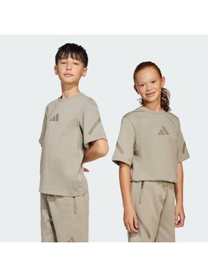 adidas Çocuk  Bej  T-shirt J ZNE TEE JD0016