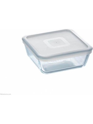 Pyrex 218P001/7046 Kapaklı Kare Saklama Kabı 0,85 L