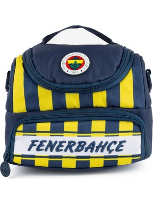 Fenerbahçe 2 Bölmeli Beslenme Çantası Kolay Temizlenebilen Lacivert Kumaş 1 Büyük 1 Küçük Bölme (25741)