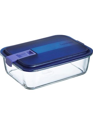 Luminarc Temp Easy Box Dikdörtgen 197 CC Mavi Kapak