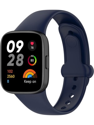 Newface Xiaomi Redmi Watch 3 Origin Silikon Kordon - Lacivert 11