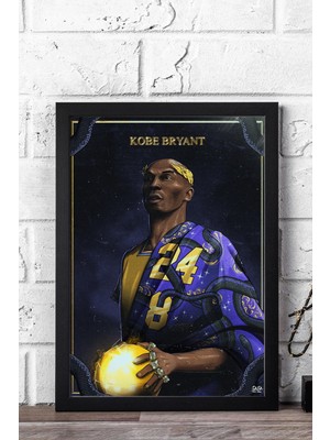 Kobe Bryant Roma Imparatoru Çerçeveli Tablo - Basketbol Nba Posteri Tablo