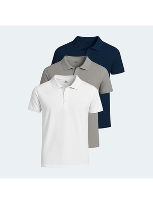 Slazenger Soho 3 Lü Set Erkek Tişört Nefes Alabilir Kumaşla Yazlık Rahat Kullanım