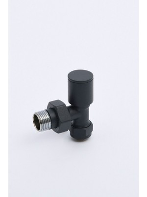 Pex 16*2 Köşe Vana Metal Volan Antrasit