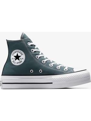 Converse Chuck Taylor All Star Lift Kadın Yeşil Platform Sneaker.384