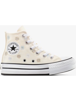 Converse Chuck Taylor All Star Platform Florals Çocuk Krem SNEAKER.286