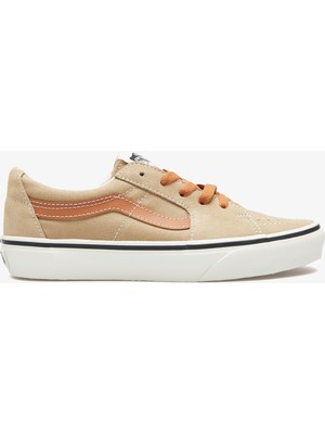 Vans Sk8-Low Unisex Krem Sneaker.-