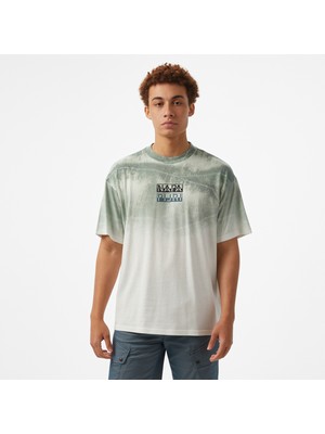 Napapijri  S-Tora Ss Erkek Beyaz T-Shirt.-
