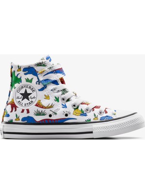 Converse Chuck Taylor All Star Dino Party Easy On Çocuk Beyaz/kırmızı SNEAKER.100