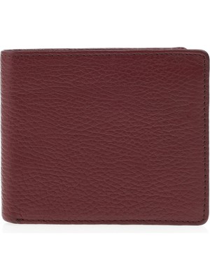 Cotton Bar Şarap Deri Cüzdan