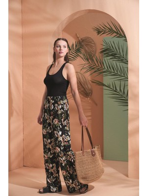 Pjs Kadın Siyah Pijama Takımı 27006