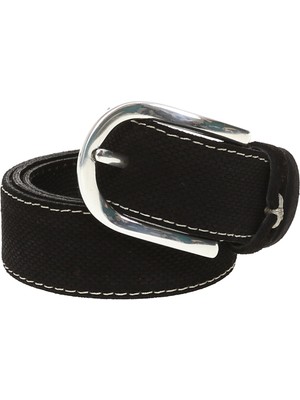 Fabrika Siyah Erkek Deri Kemer