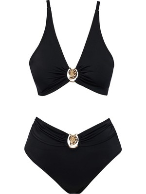 Özel Tasarım Yüksek Bel Bikini Takım