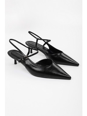 Kadın Lea Siyah Parlak Stiletto