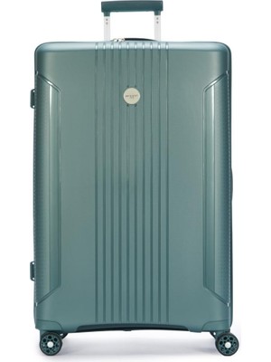Pierre Cardin Trolley Valiz Yeşil Büyük Boy 04PC7060-01-YŞL
