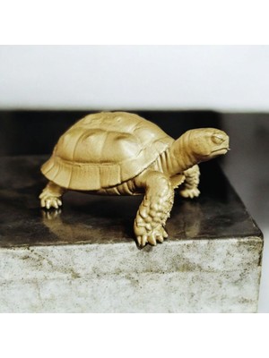 Kaplumbağa Biblo Heykel  3D Baskı  Masa Üstü Dekoratif Obje 10X10X8 cm