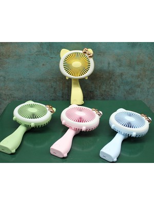 Şarjlı El Fanı Vantilatör 3 Kademeli