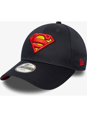 New Era Dc Superman Çocuk Siyah Şapka.-