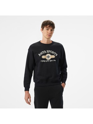 Anta Iconic Erkek Siyah Sweatshirt.3