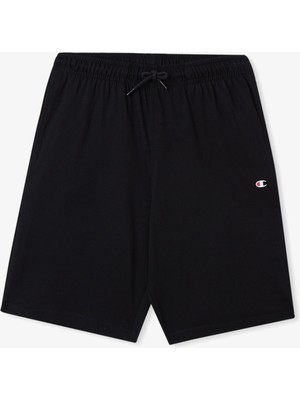 Champion Lightweight Cotton Çocuk Siyah ŞORT.KK001