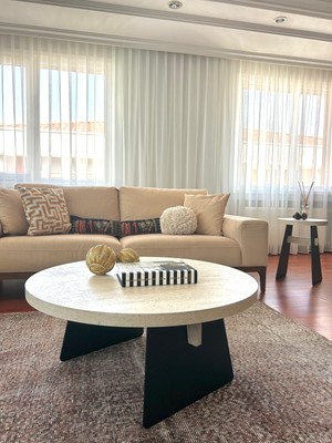 Wing Modern Orta Sehpa Metal Ayak Minimalist Tasarım