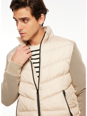 Fabrika Bej Erkek Mont MOREO