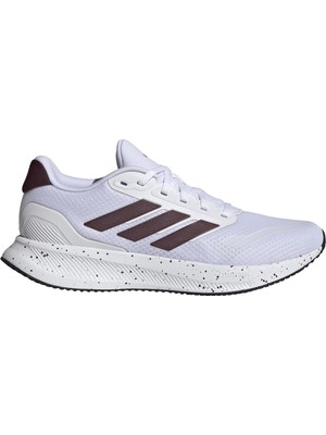 adidas Runfalcon 5 Kadın Beyaz Koşu Ayakkabısı.-