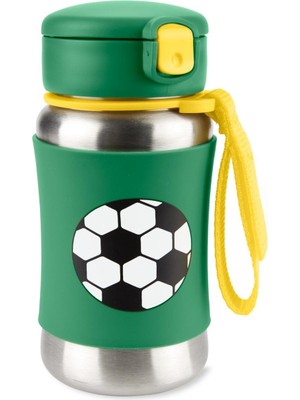 Skip Hop Futbol Pipetli çelik Suluk