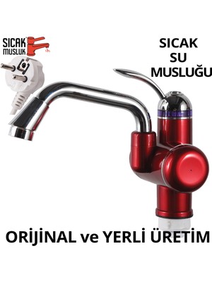 Sıcak Musluk Asg-2k Kırmızı