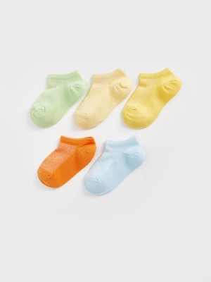Basic Erkek Bebek Patik Çorap 5'li  (S4)