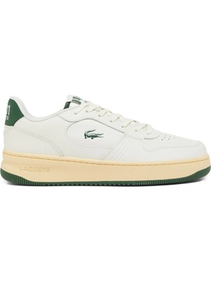 Lacoste L001 Set Hakiki Deri Erkek Krem Sneaker