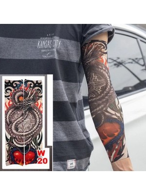 Giyilebilir Kol ve Bacak Dövmesi 3D Baskılı 2 Adet Model  7