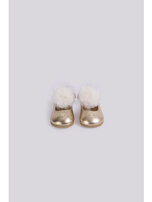 Bg Store Kız Bebek Gold Ayakkabı