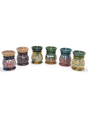 Obsidian Taşı Buhurdanlık Model 3