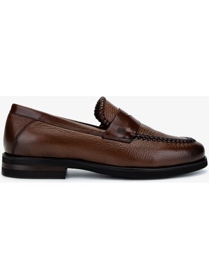 Valmenti Erkek Hakiki Deri Taba Loafer Ayakkabı 477 VAL-72403 Erk Ayk Y25 Taba Gyk/taba Bfl