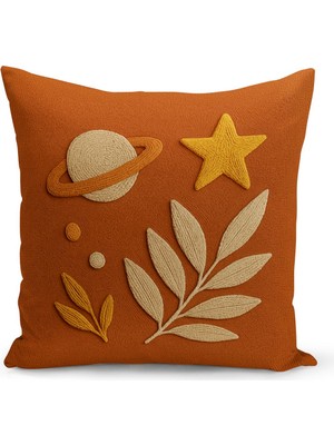 Çift Tarafı Dijital Baskılı Kırlent Kılıfı (Panç /punch Nakış Desen Görünümlü)