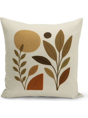 Çift Tarafı Dijital Baskılı Kırlent Kılıfı (Panç /punch Nakış Desen Görünümlü)