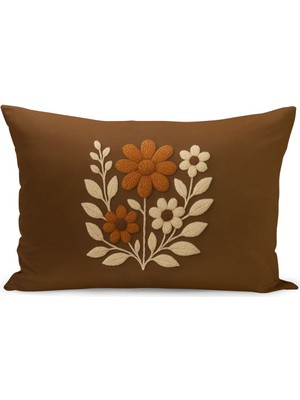 Çift Tarafı Dijital Baskılı Kırlent Kılıfı (Panç /punch Nakış Desen Görünümlü)