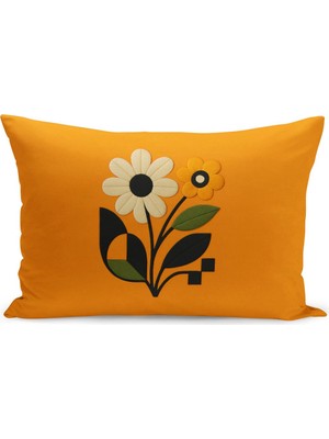 Çift Tarafı Dijital Baskılı Kırlent Kılıfı (Panç /punch Nakış Desen Görünümlü)