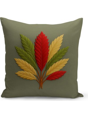 Çift Tarafı Dijital Baskılı Kırlent Kılıfı (Panç /punch Nakış Desen Görünümlü)