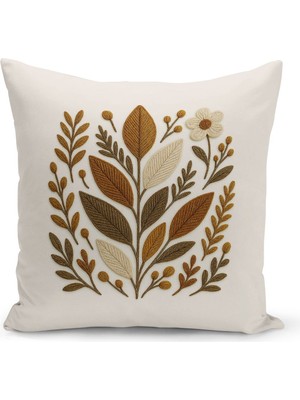 Çift Tarafı Dijital Baskılı Kırlent Kılıfı (Panç /punch Nakış Desen Görünümlü)