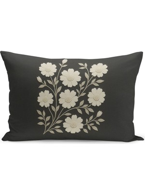 Çift Tarafı Dijital Baskılı Kırlent Kılıfı (Panç /punch Nakış Desen Görünümlü)