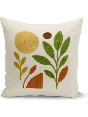 Çift Tarafı Dijital Baskılı Kırlent Kılıfı (Panç /punch Nakış Desen Görünümlü)