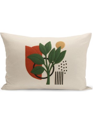 Çift Tarafı Dijital Baskılı Kırlent Kılıfı (Panç /punch Nakış Desen Görünümlü)