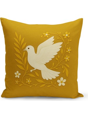 Çift Tarafı Dijital Baskılı Kırlent Kılıfı (Panç /punch Nakış Desen Görünümlü)